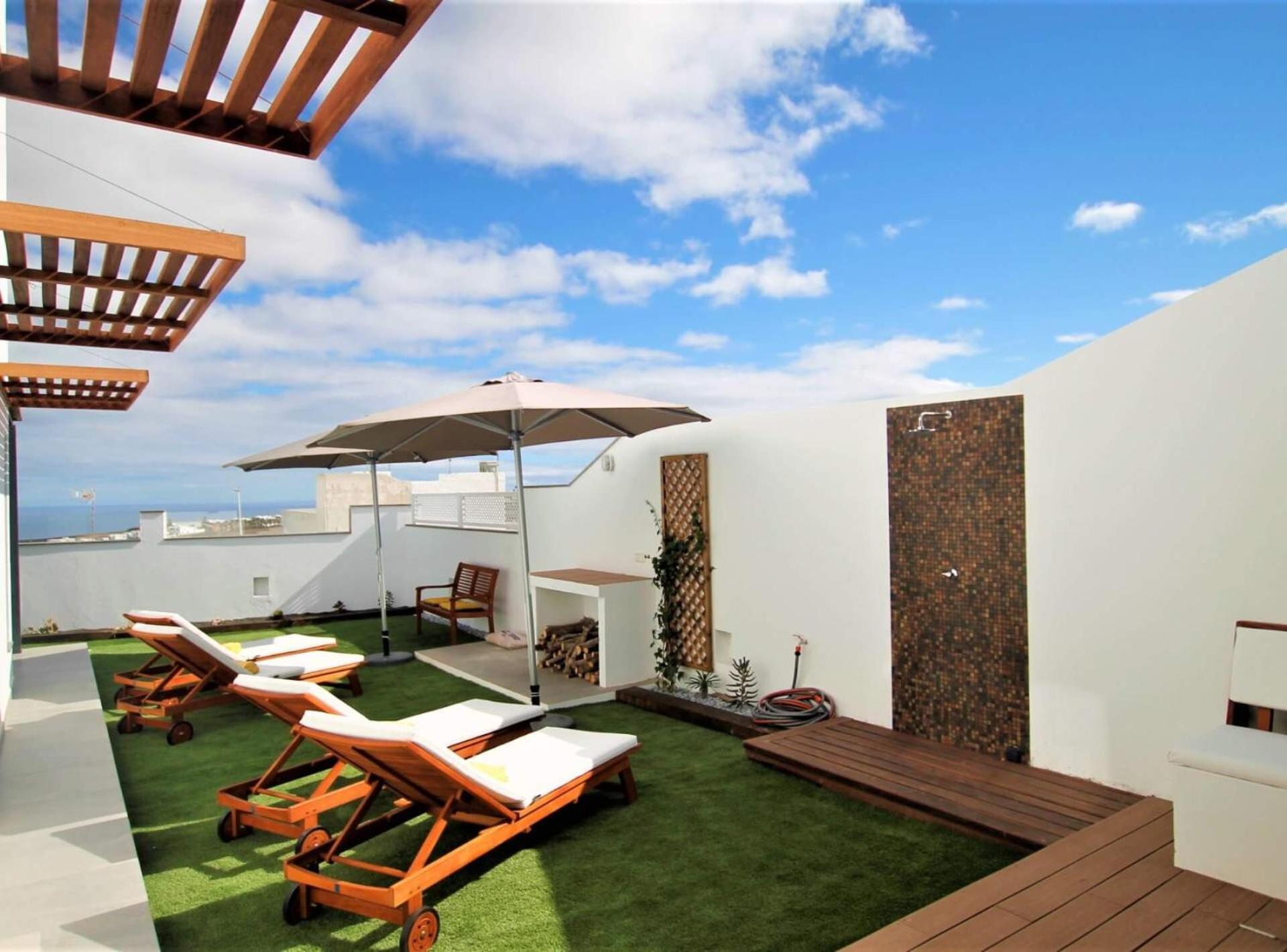 Вилла Holiday House And Spa Lanzarote Тиас Экстерьер фото